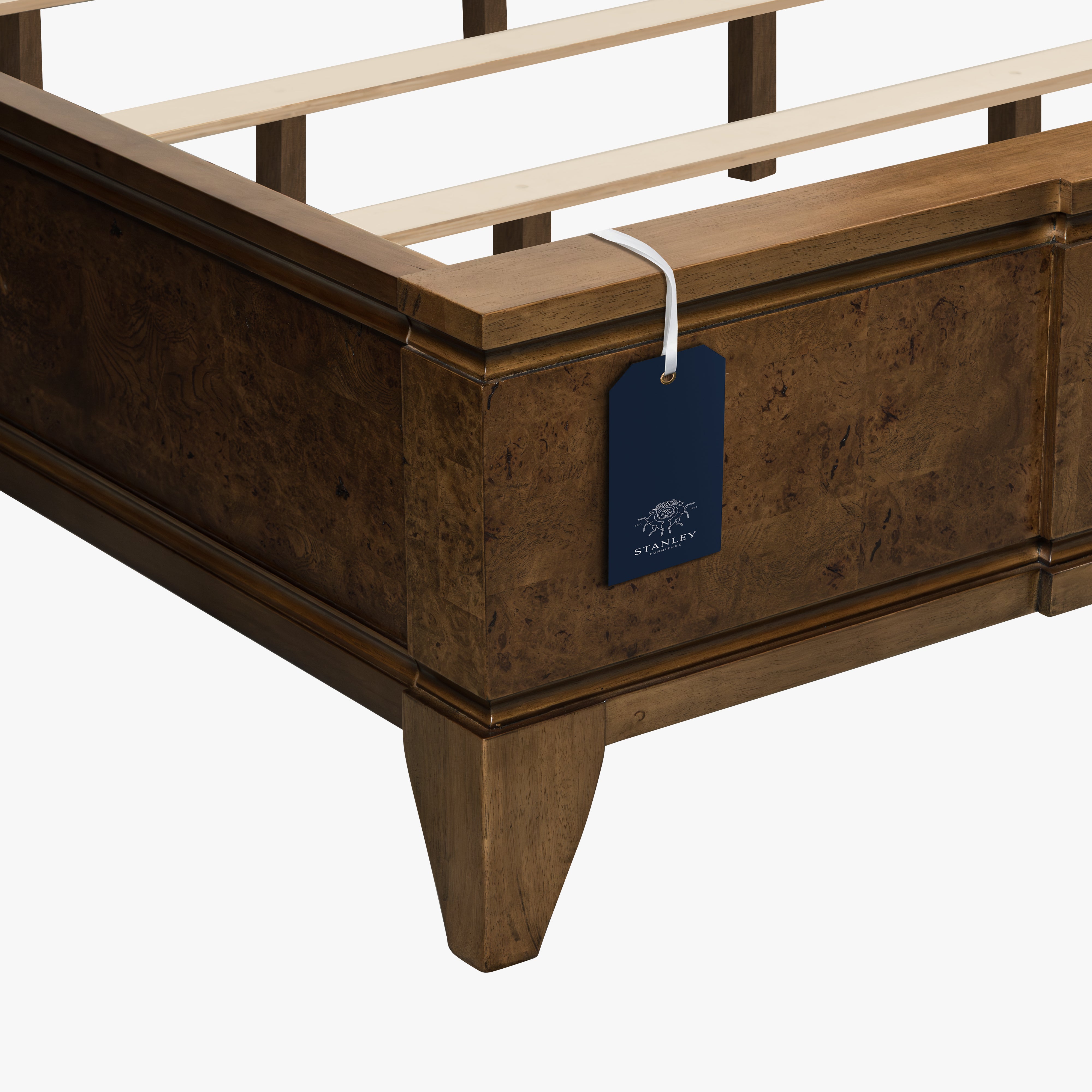 Burl King Size Bed – Light