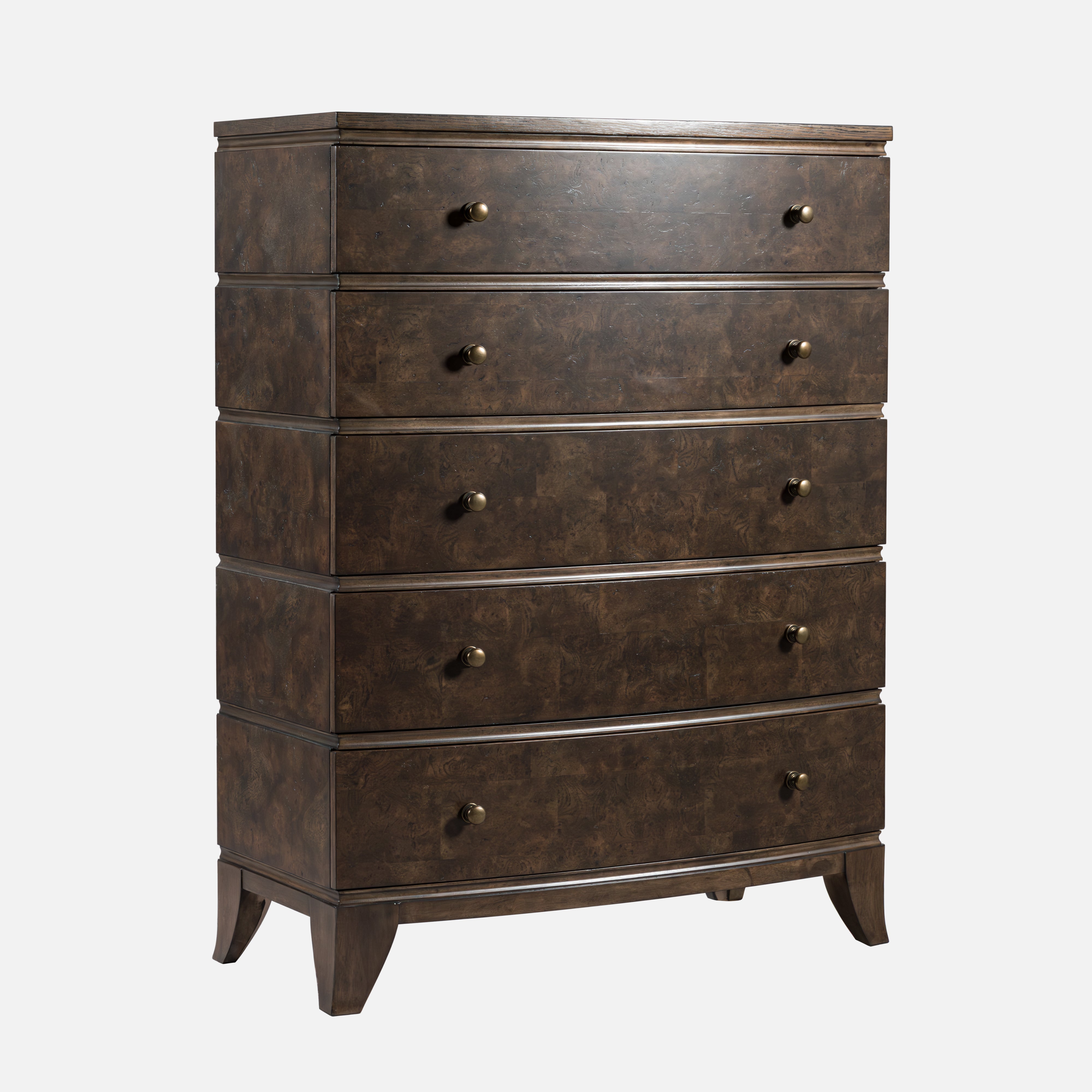 Burl Oak Chest - Dark