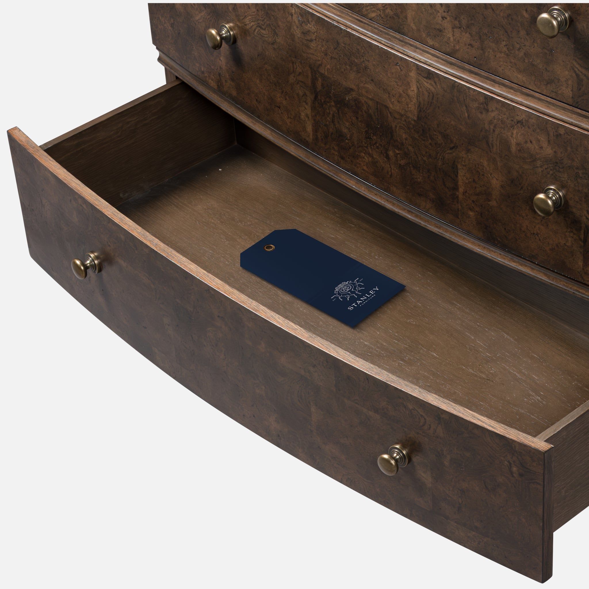 Burl Oak Chest - Dark