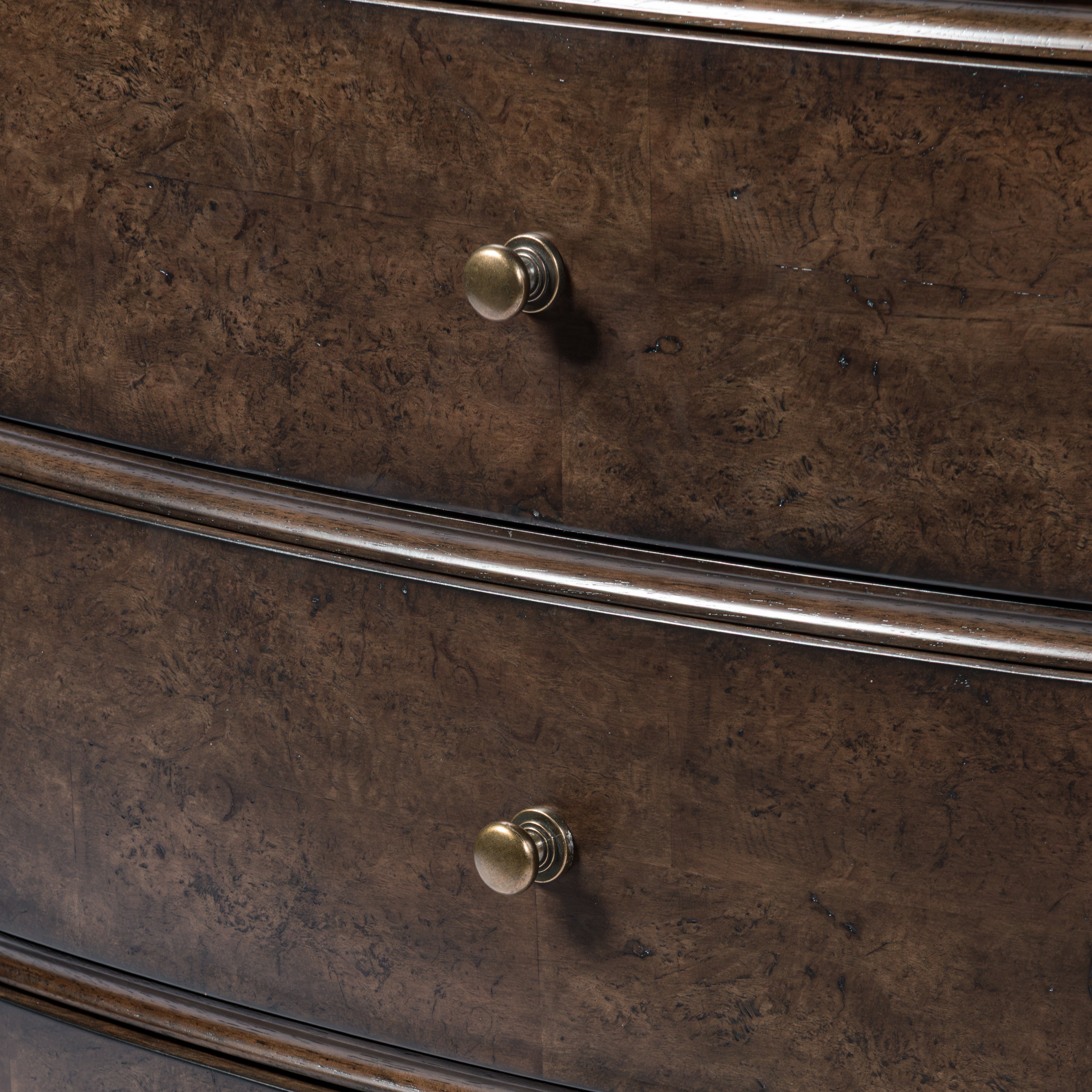 Burl Oak Dresser - Dark