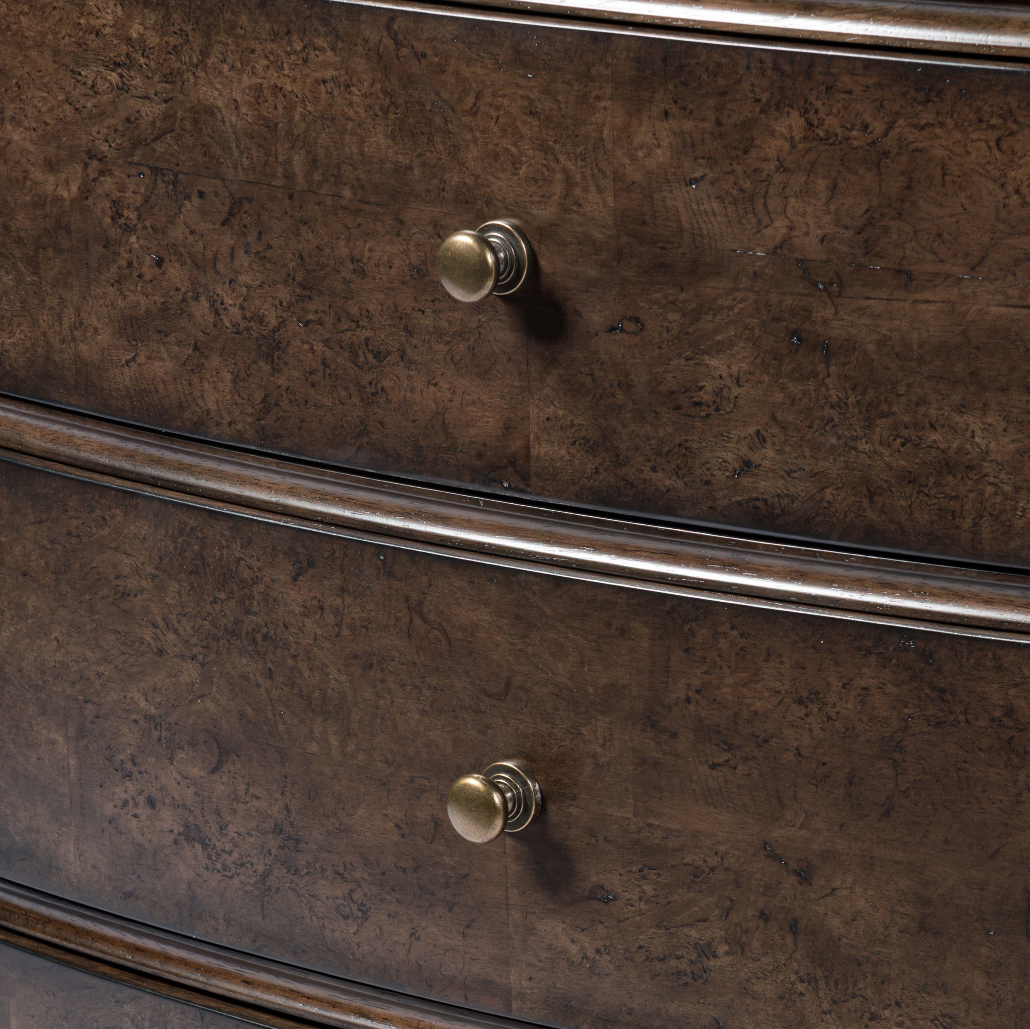 Burl Oak Dresser - Dark