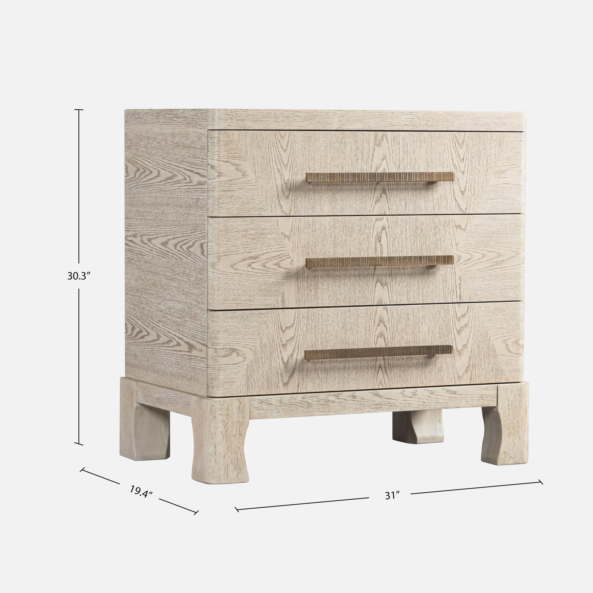 Marlow Oak Nightstand - Light