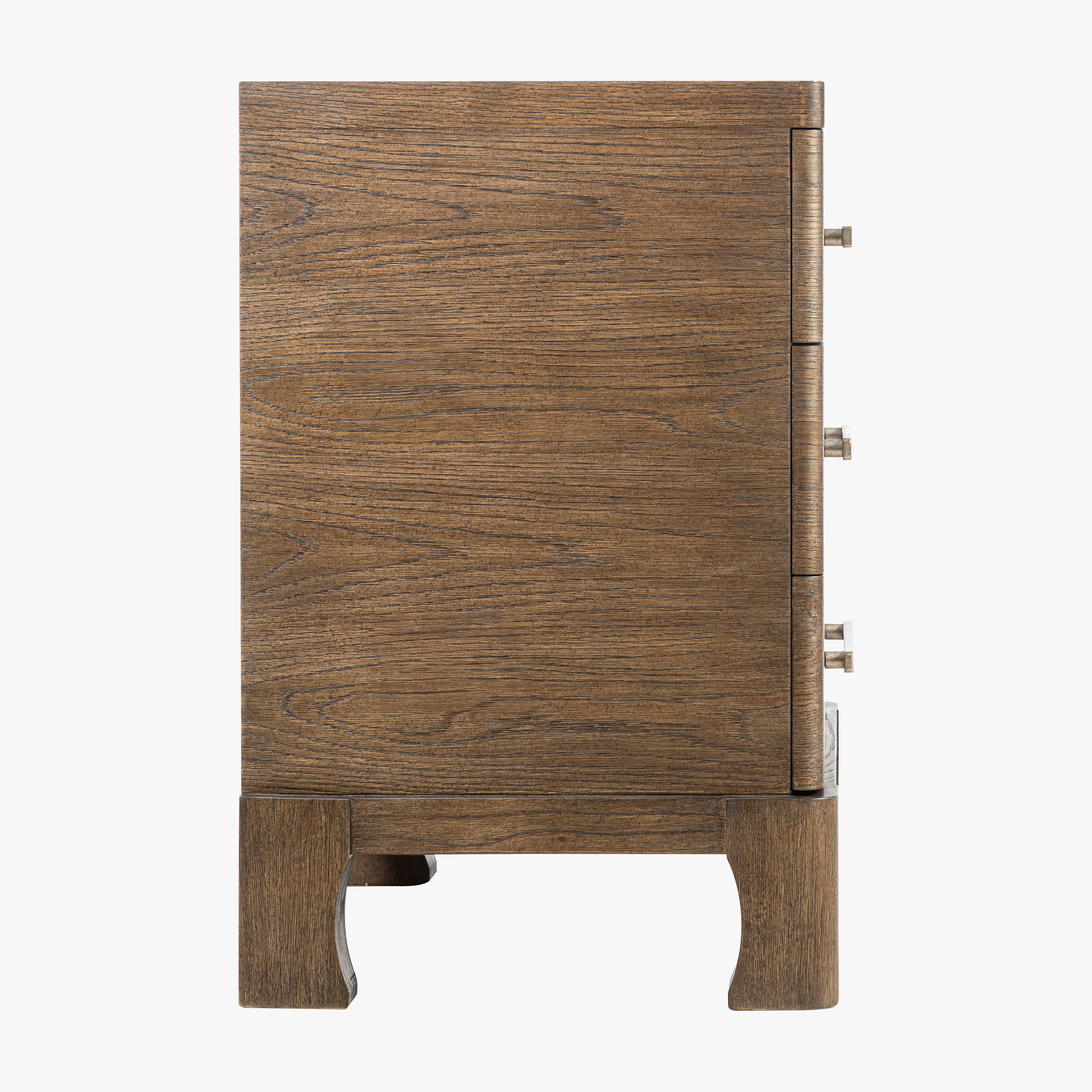 Marlow Oak Nightstand - Dark