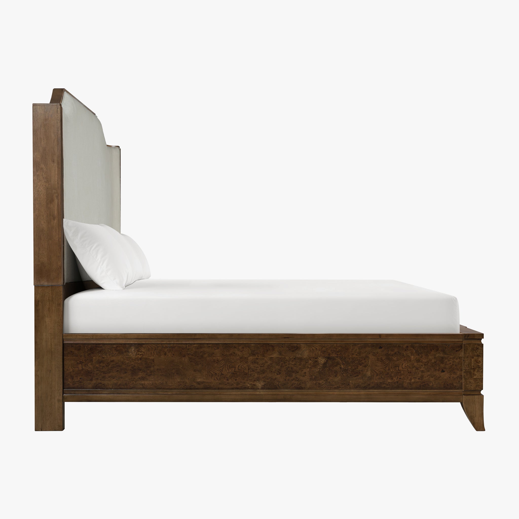 Burl King Size Bed – Light