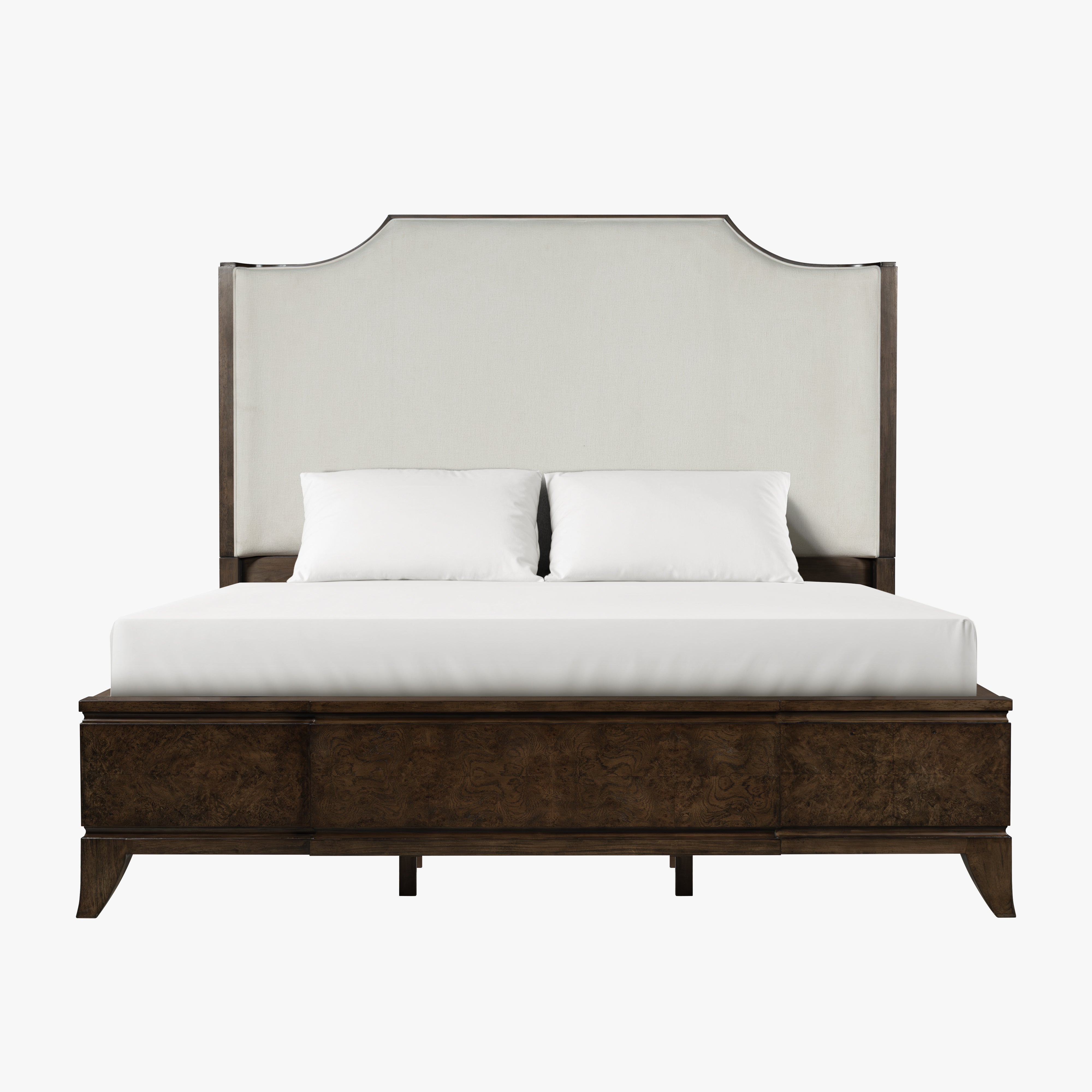 Burl King Size Bed – Dark