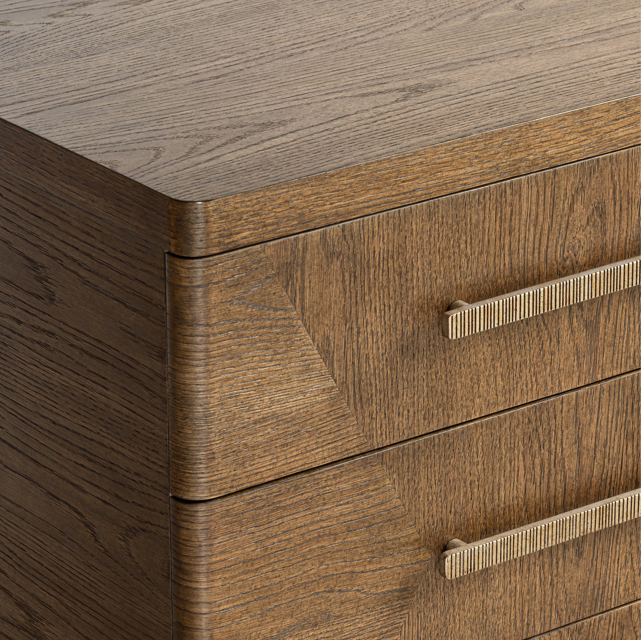 Marlow Oak Nightstand - Dark