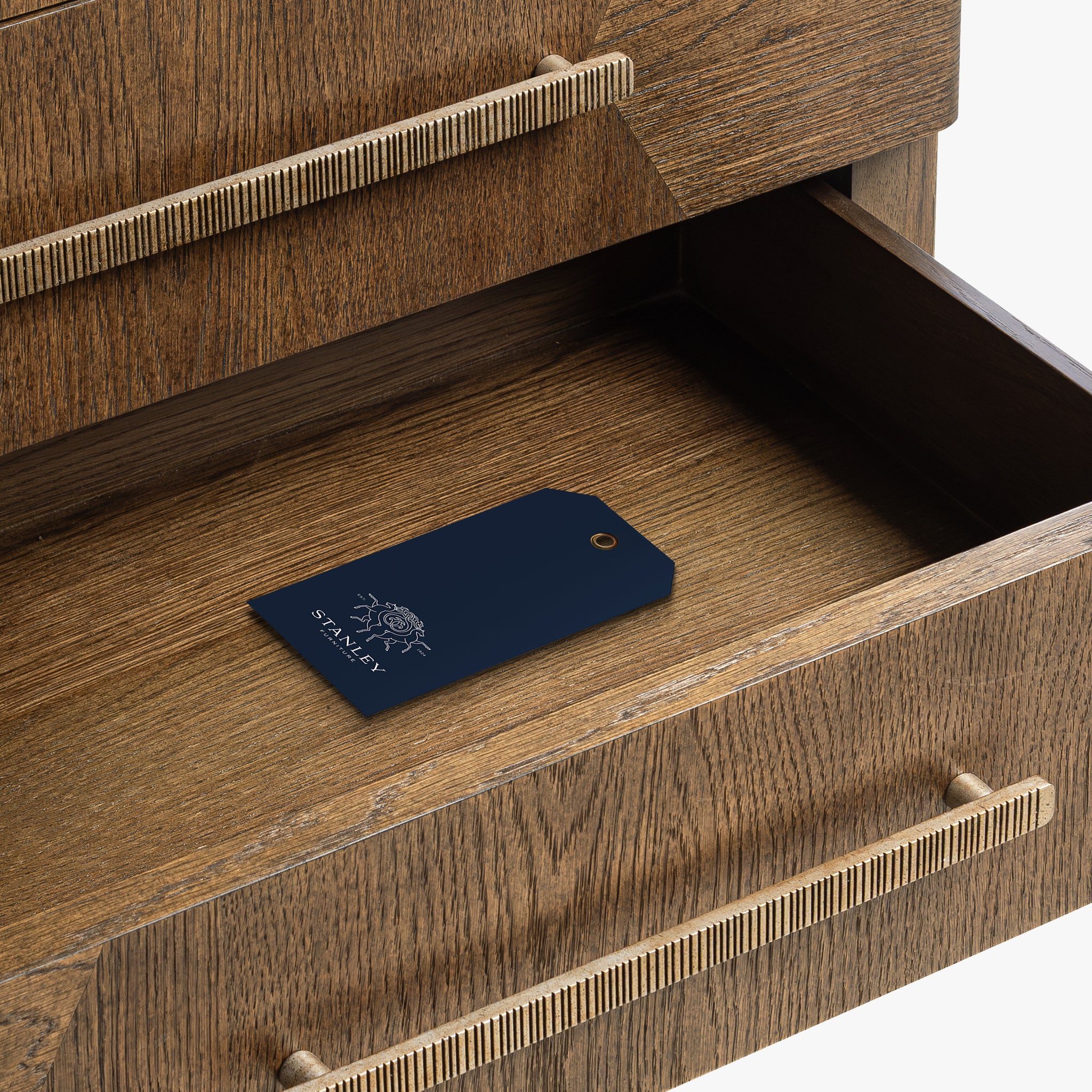 Marlow Oak Nightstand - Dark