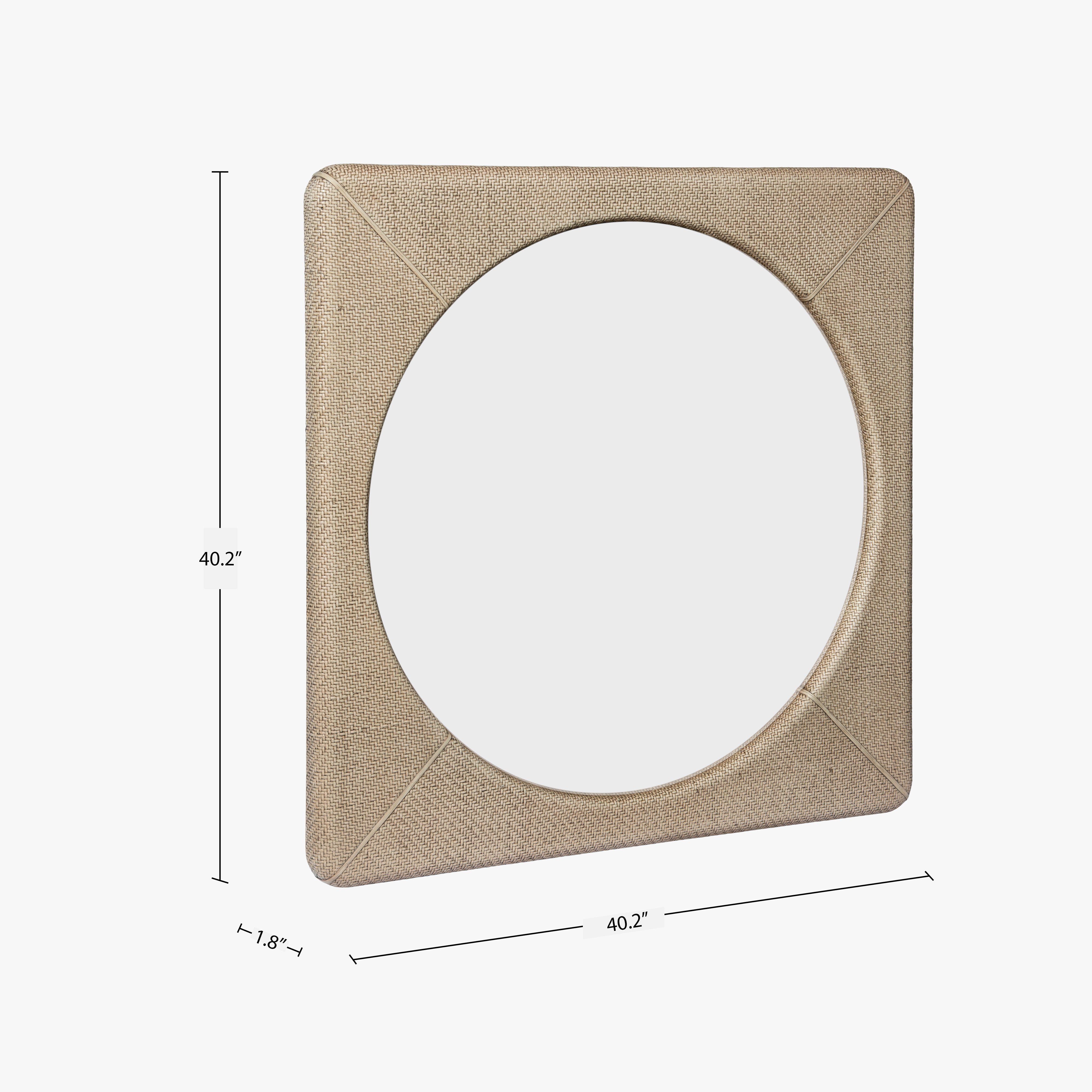 Framed Wall Mirror - Light