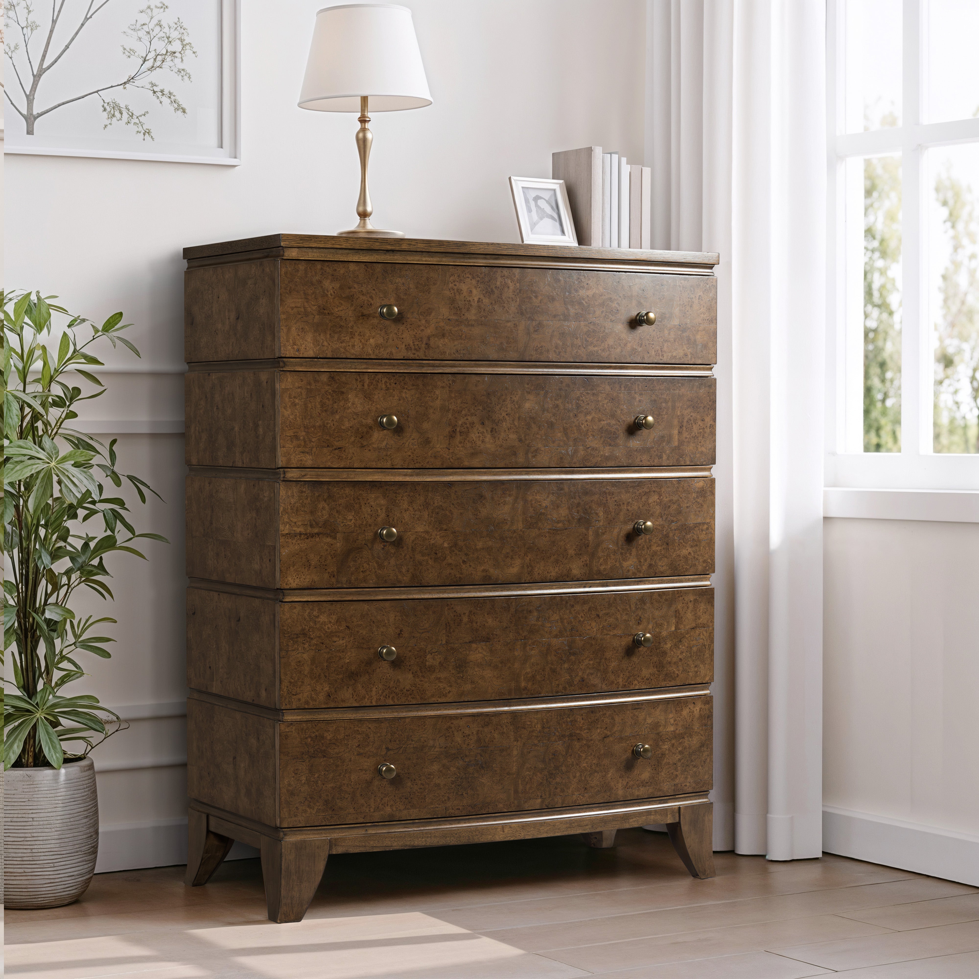 Burl Oak Chest - Light