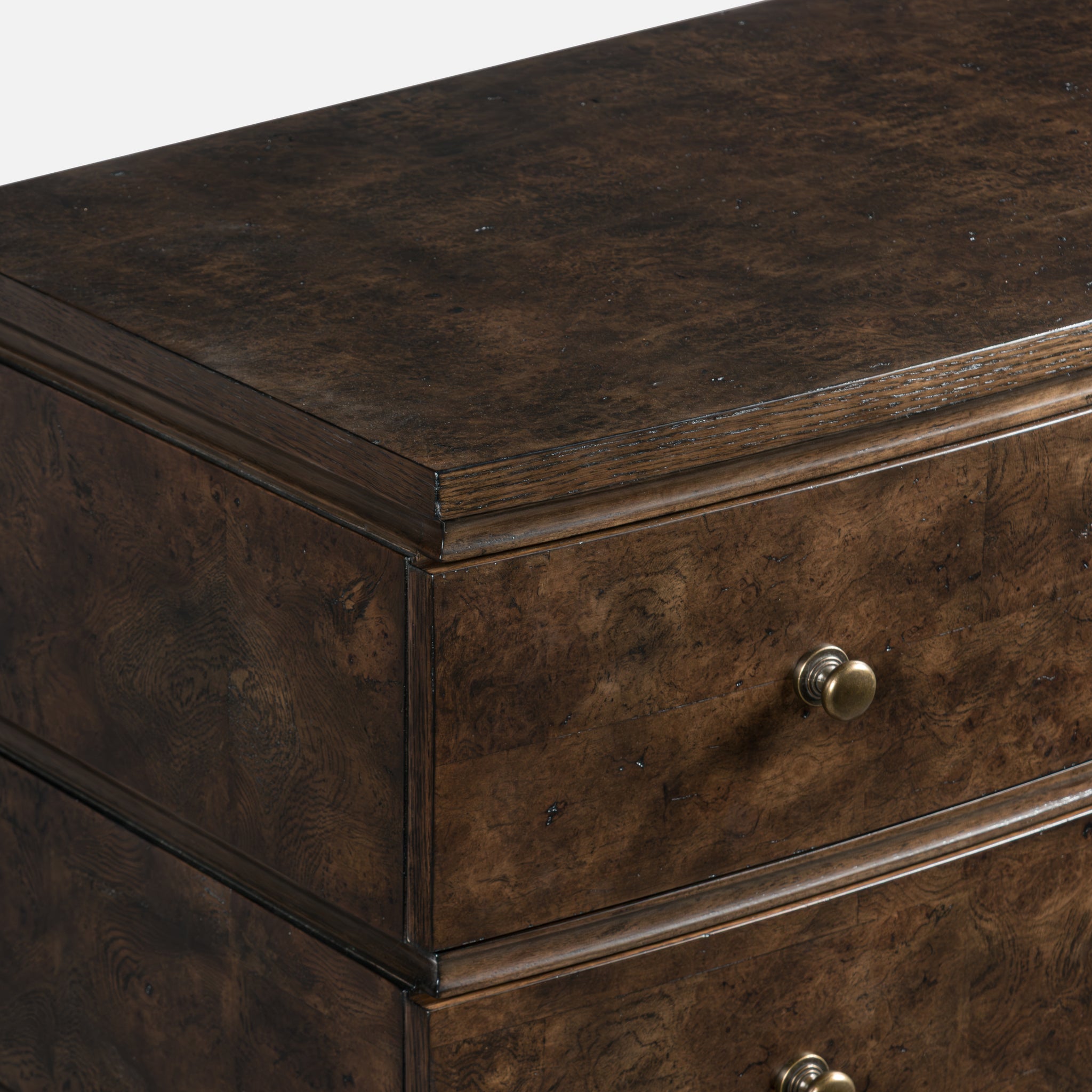 Burl Oak Chest - Dark