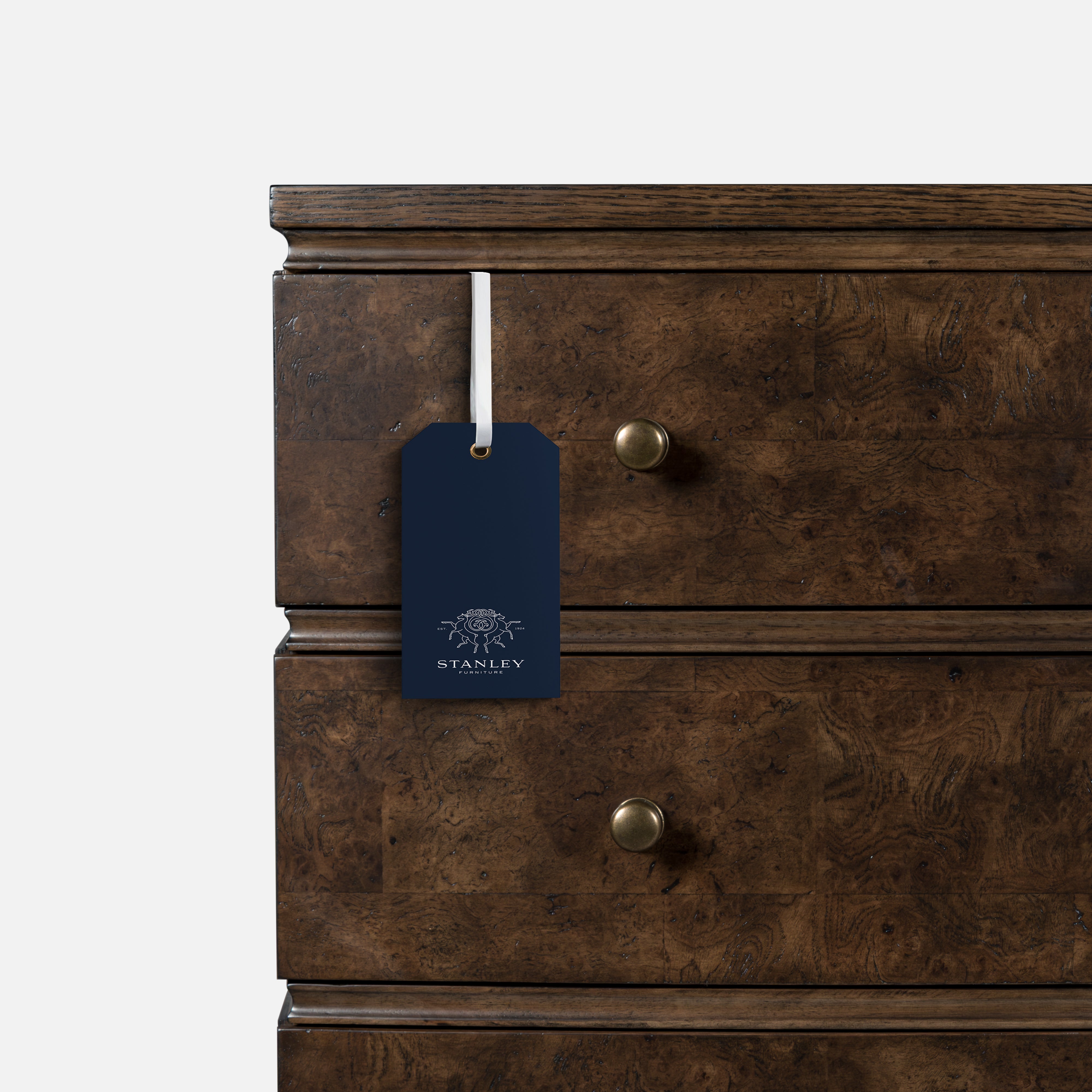 Burl Oak Chest - Dark