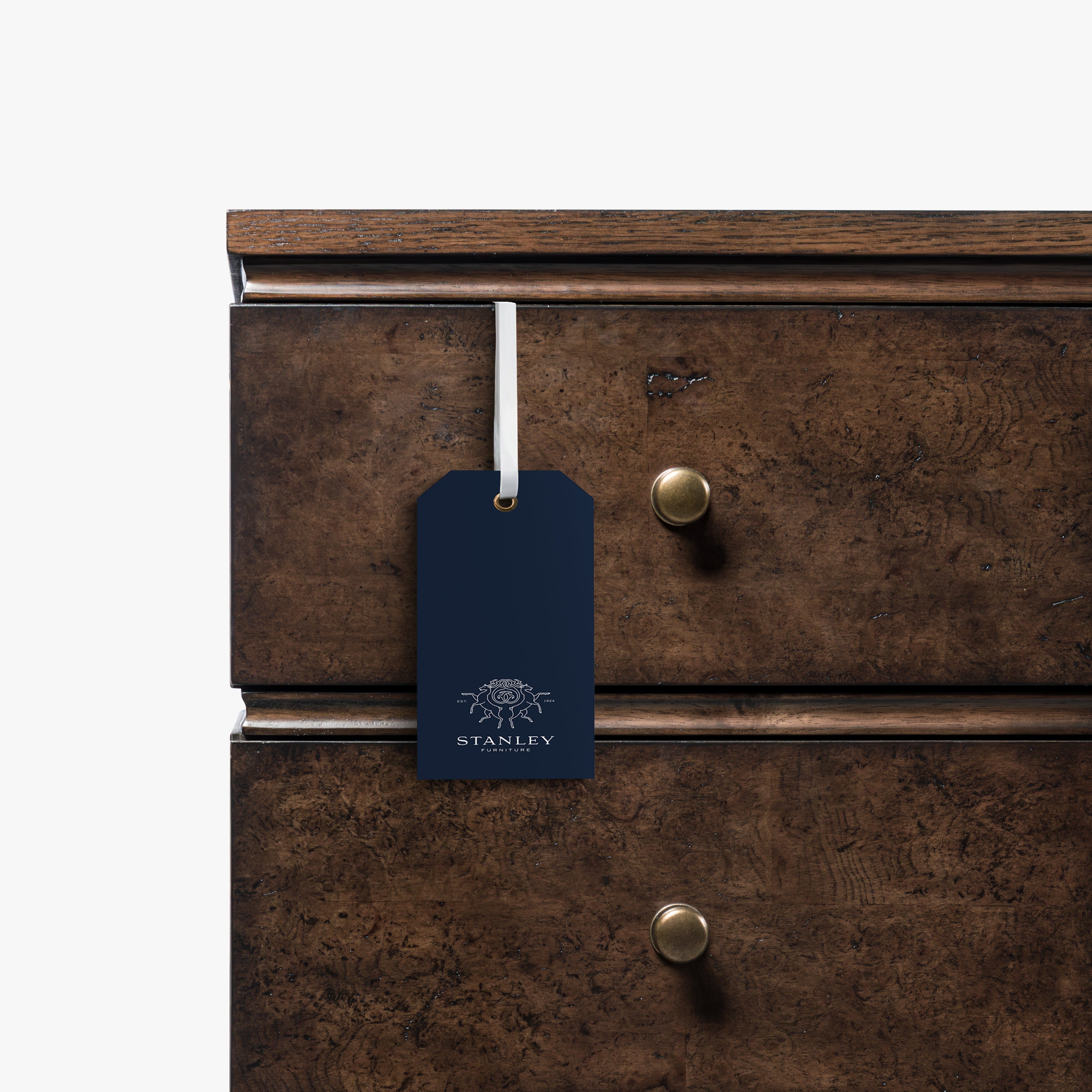 Burl Oak Dresser - Dark