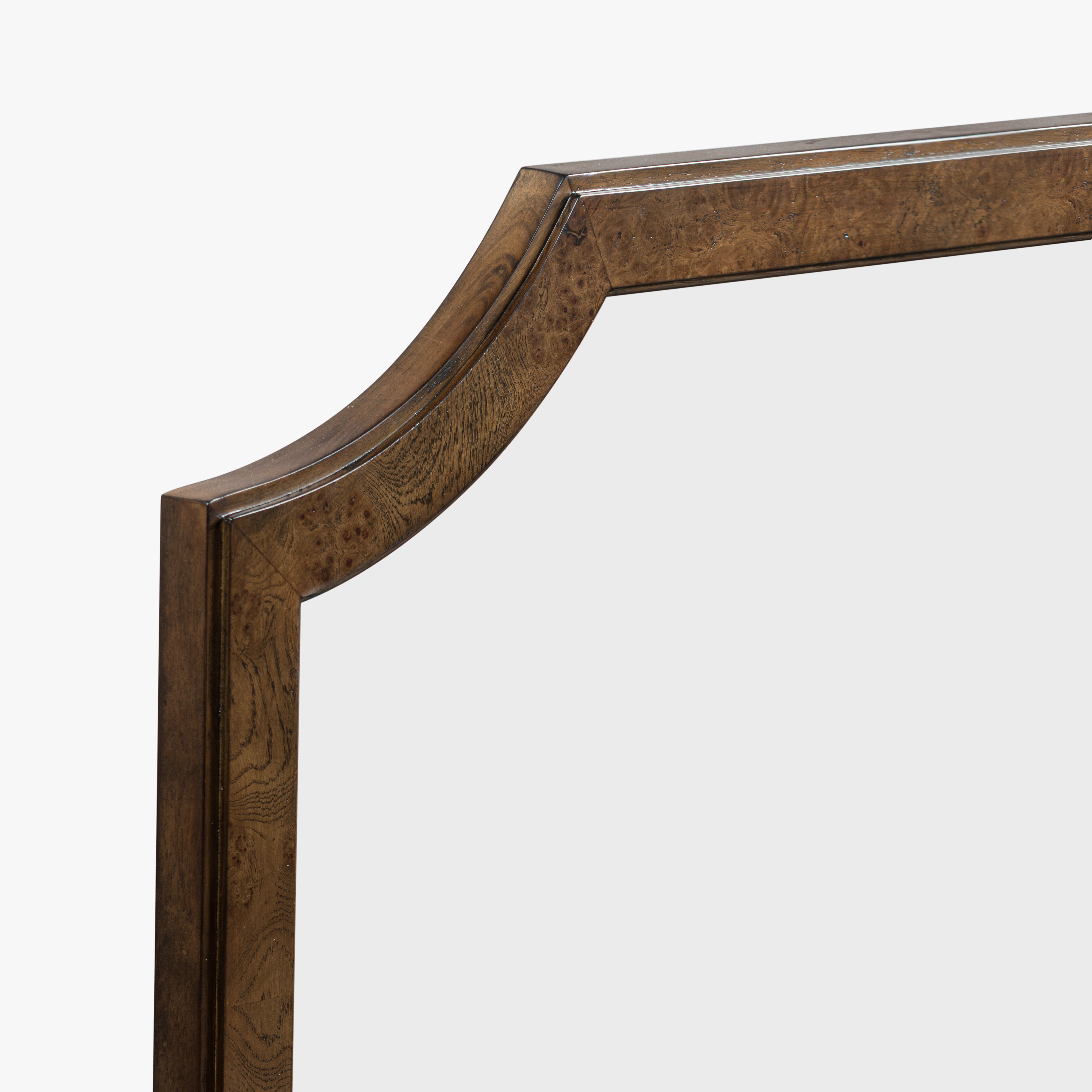 Burl Framed Wall Mirror - Light