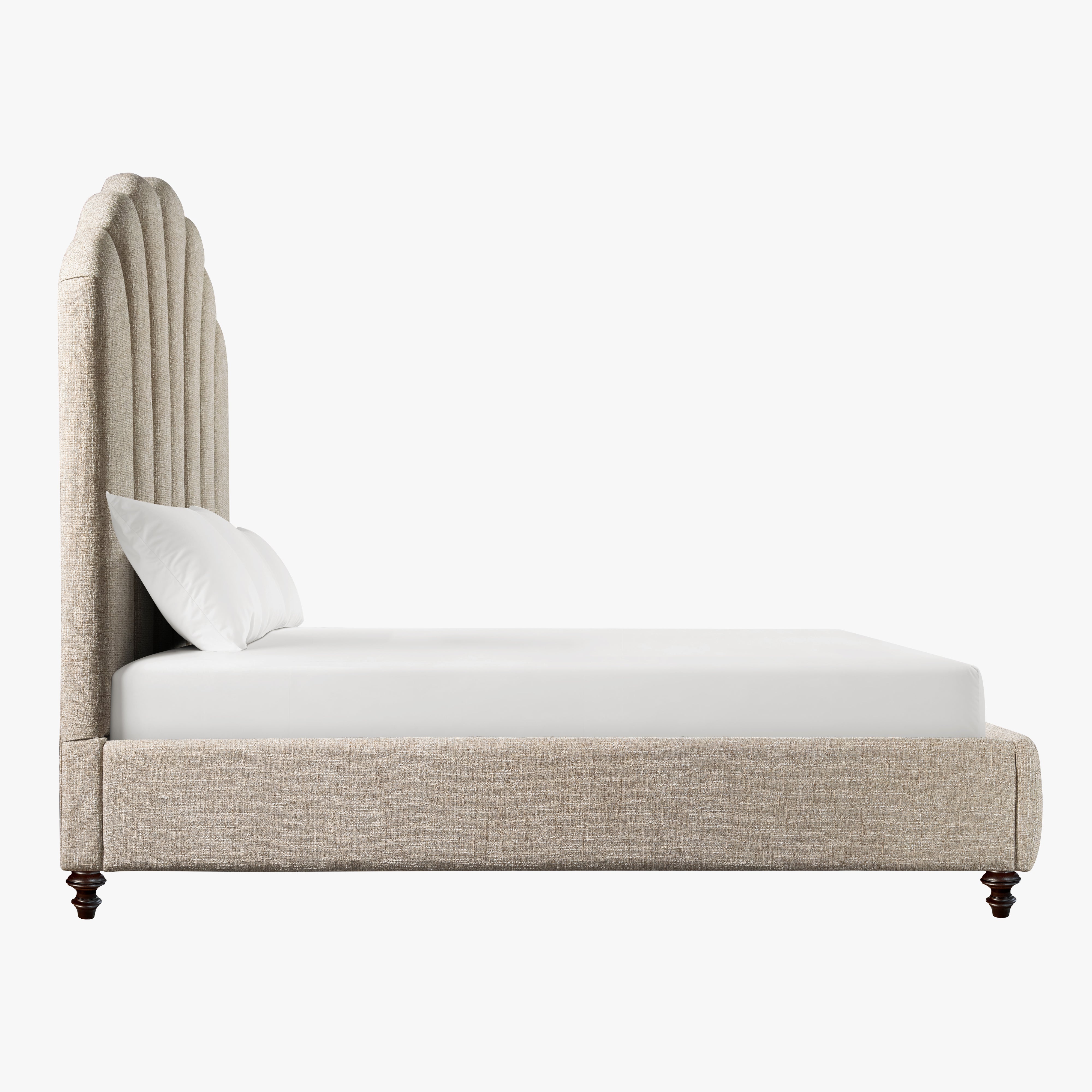 Camden Scalloped King Bed