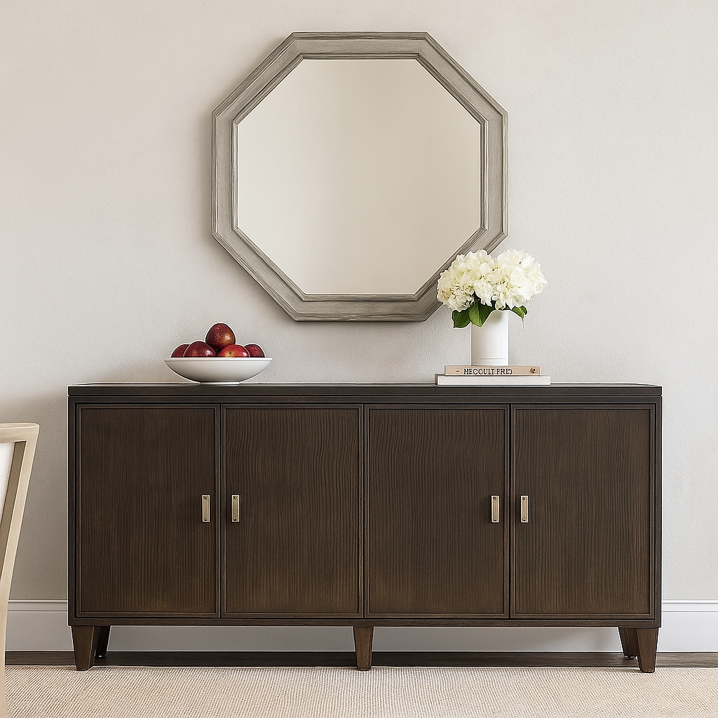 Stanley Horizon Buffet Sideboard in Flannel Finish – 76