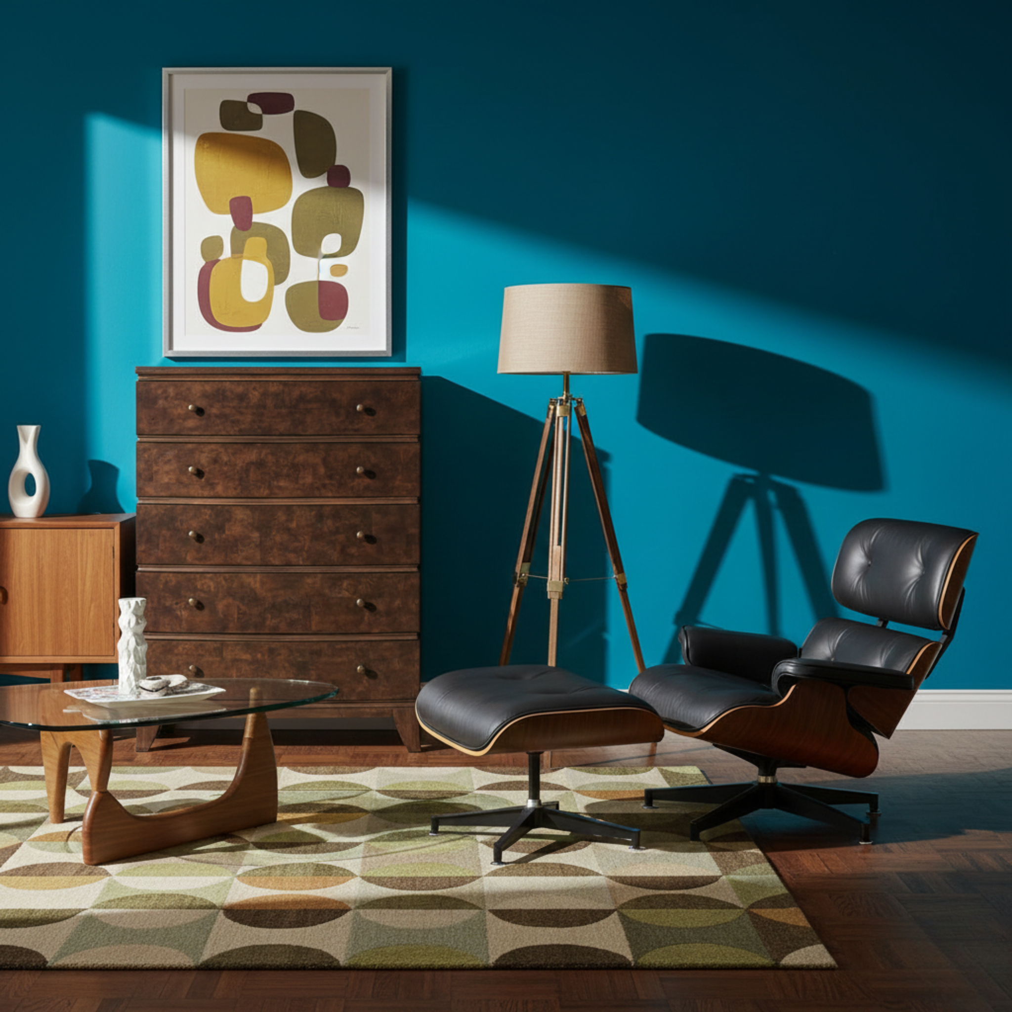 Burl Oak Chest - Dark