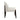 Allie Chenille Wood Side Chair - Set of 2 in Cream, angle view