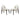 Allie Chenille Wood Side Chair - Set of 2 in Cream, angle view