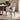 Amber Wood Upholstered Dining Armchair, in a room