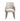 Amber Wood Upholstered Dining Armchair in Light Gray, front view