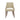 Amber Wood Upholstered Dining Side Chair - Set of 2 in Coffee, front view
