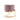 Aura Metal Velvet Accent Chair in Blush, angle view