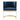 Aura Metal Velvet Accent Chair in Royal Blue, front view
