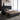 Olive Upholstered Woven Blend Full Bed in Gray, in a room
