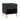 Beatrix 20" Fluted Nightstand (1-Drawer) in Black, angle view