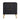 Beatrix 20" Fluted Nightstand (2-Drawer) in Black, front view