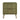 Beatrix 20" Fluted Nightstand (2-Drawer) in Olive Green, front view