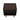 Beatrix 20" Two-Tone Fluted Nightstand (1-Drawer) in Black, angle view