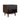 Beatrix 20" Two-Tone Fluted Nightstand (1-Drawer) in Black, angle view
