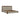 Blanca King Bed in Brown, angle view