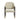 Brea Wood Upholstered Armchair in Stone Gray, front view