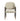 Brea Wood Upholstered Armchair in Stone Gray, front view