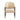 Brea Wood Upholstered Armchair in Tan, front view