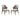 Brea Wood Upholstered Side Chair - Set of 2 in Stone Gray, angle view