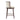 Briar Wood Upholstered Barstool in Cream, angle view