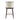 Briar Wood Upholstered Barstool in Cream, angle view