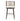 Briar Wood Upholstered Barstool in Cream, front view