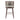 Briar Wood Upholstered Barstool in Dove, front view