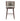 Briar Wood Upholstered Barstool in Dove, front view