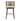 Briar Wood Upholstered Barstool in Natural, front view