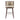 Briar Wood Upholstered Barstool in Natural, front view