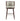 Briar Wood Upholstered Barstool in Stone, front view