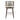 Briar Wood Upholstered Barstool in Stone, front view