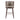 Briar Wood Upholstered Barstool in Taupe, front view