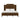 Burl King Bed - Light, front view
