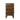 Burl Oak Nightstand - Light, angle view 2
